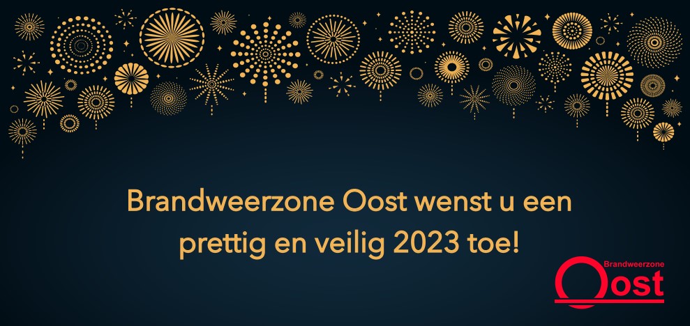 Brandweerzone Oost wenst u een prettig 2023!